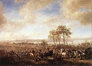 Philips Wouwerman The Horse Fair oil on canvas